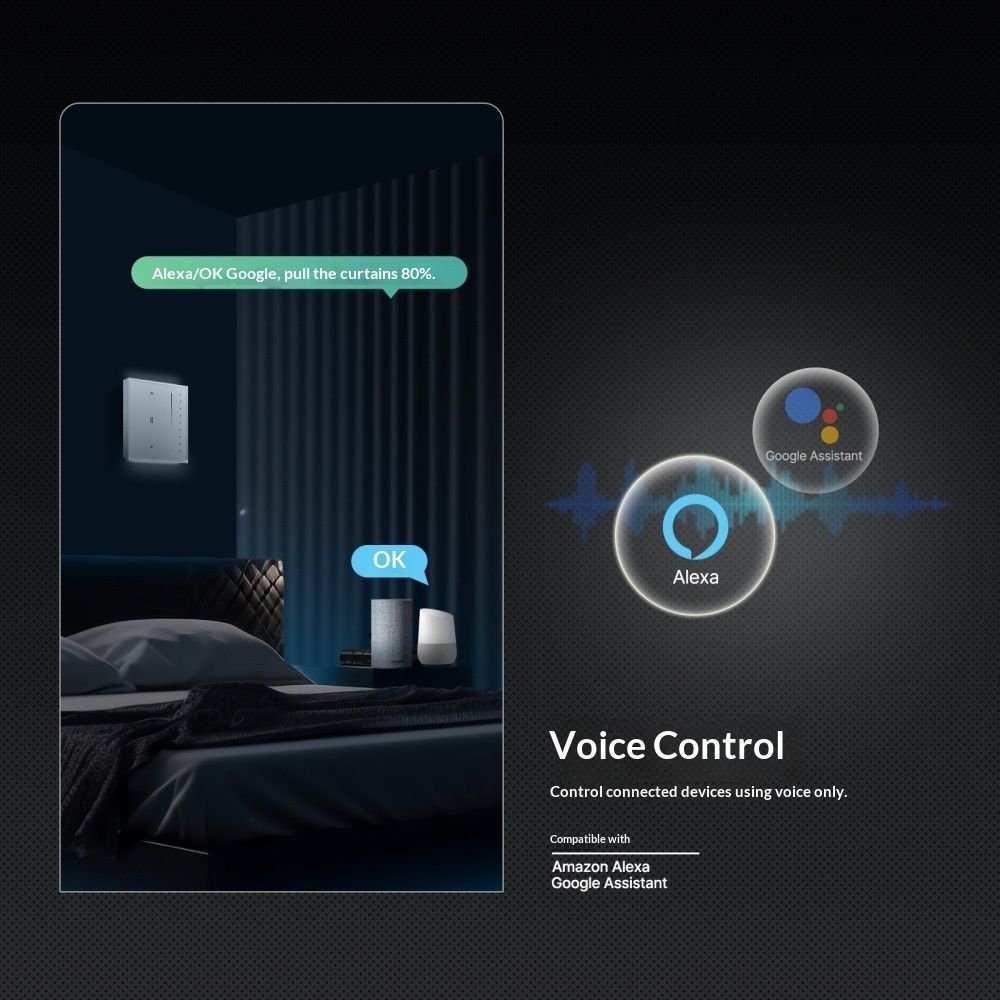 Graffiti Smart Home Zigbee Smart Curtain