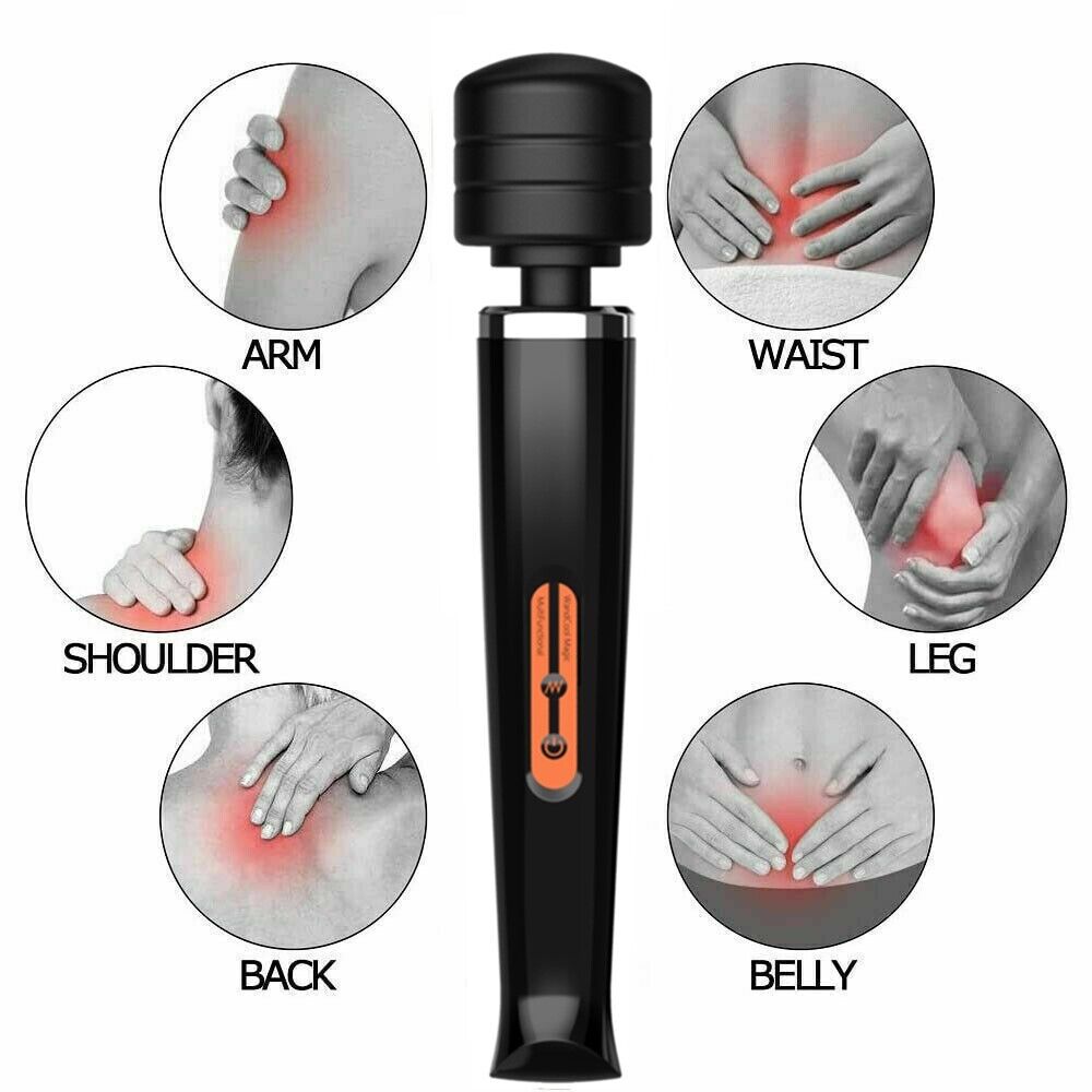 Body Wand Vibrating Massager USB Rechargeable 10 Modes Speed Pleasure Stick