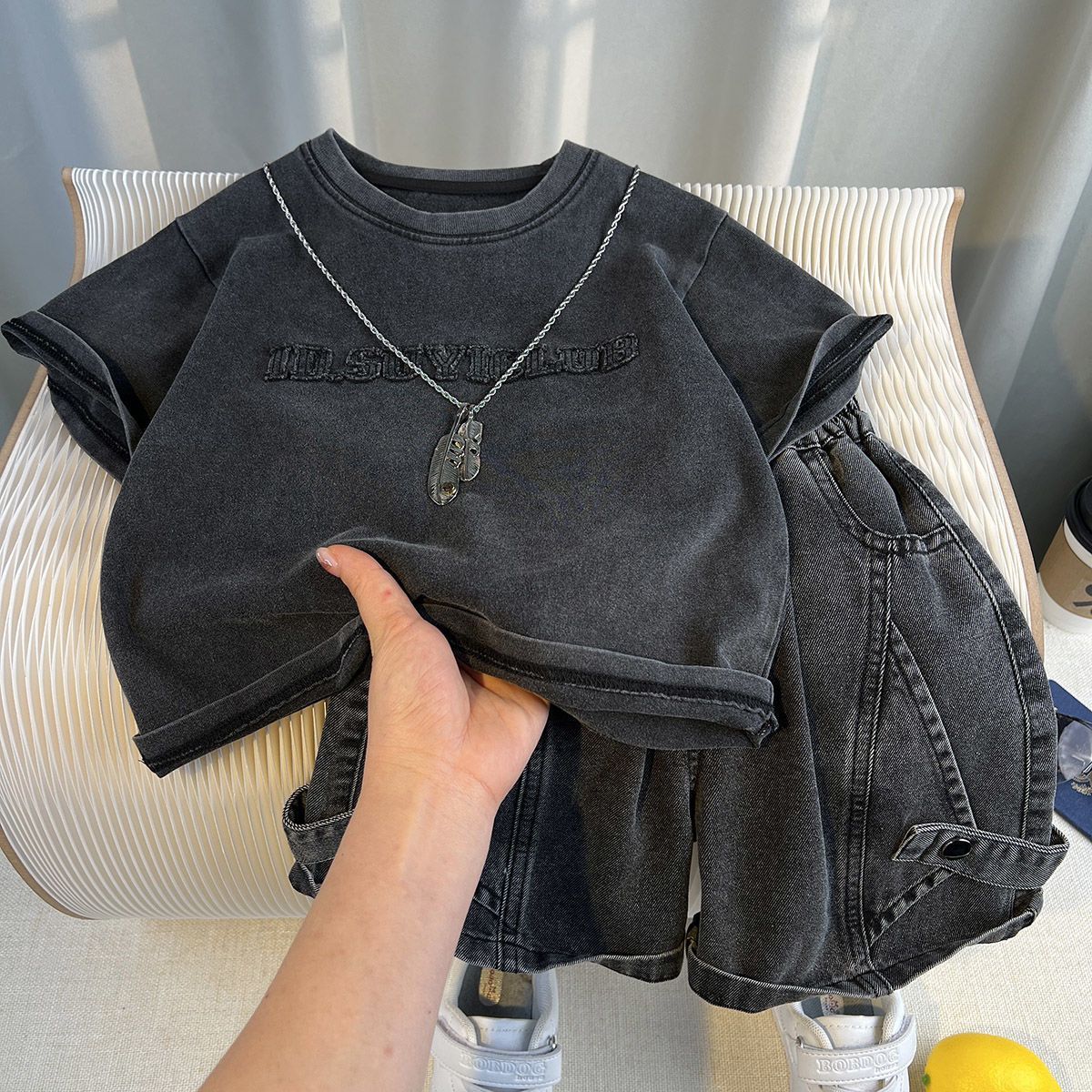 Boys' Korean-style Handsome Short-sleeve Summer Outfit