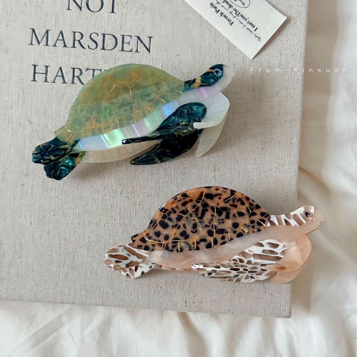 Acetic Acid Turtle Hair Accessories Ocean Series Acetic Acid Grip