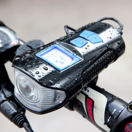 Bicycle Light Accessories USB Charging With Speaker Code Meter