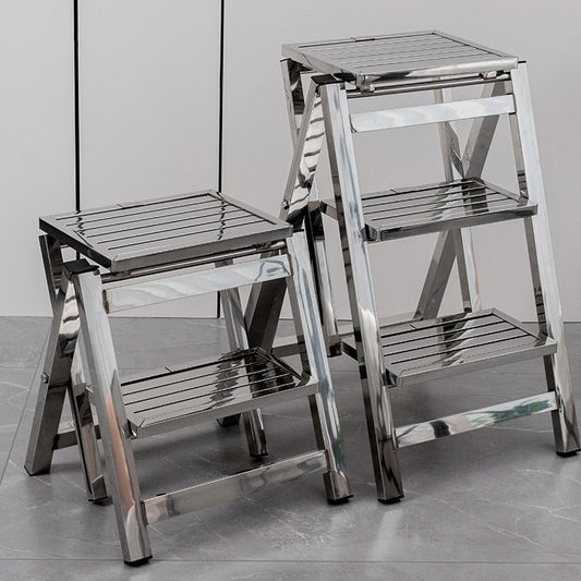 Stainless Steel Small Stool Sturdy Step Stool For Home Use