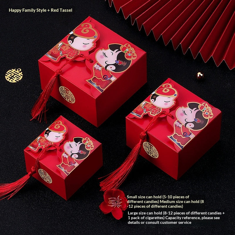 Dedicated Wedding Candy Wedding Gift Packaging Box