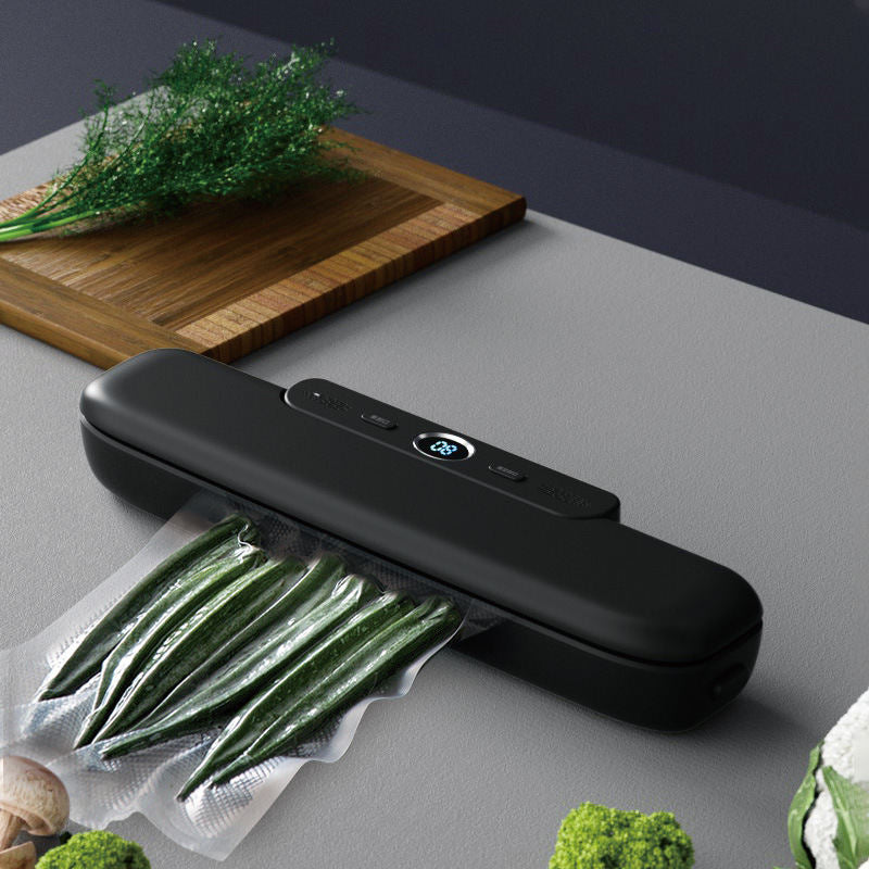 Mini Household Vacuum Sealer Machine, One-touch Automatic Food Sealer, Dry Wet Food Universal Vacuum Packing Machine For Food Preservation