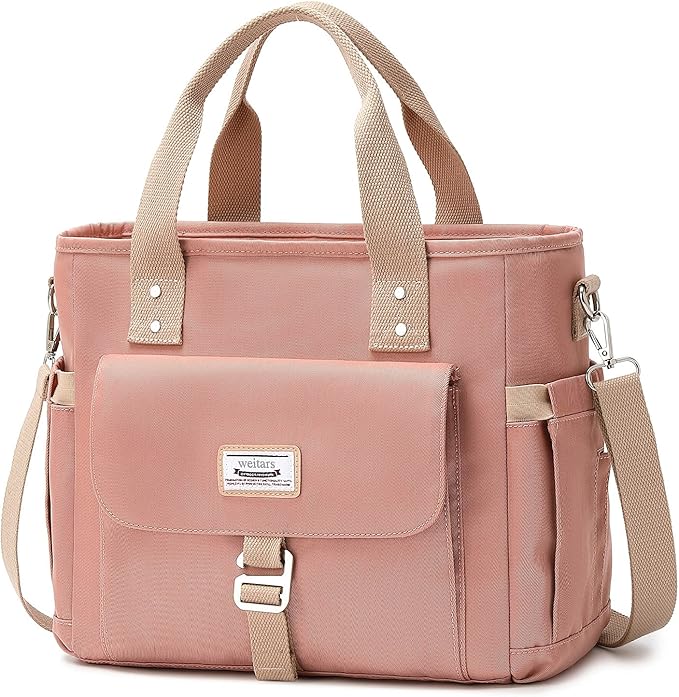 Weitars Lunch Bag for Women Work,Insulated Lunch Box Extra Large Lunch Tote Bag,Wide-Open Tote Cooler Bag With Removable S...