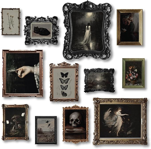 97 Decor Dark Academia Decor - Victorian Gothic Wall Art Prints, Dark Moody Aesthetic Pictures, Creepy Goth Posters Vintag...