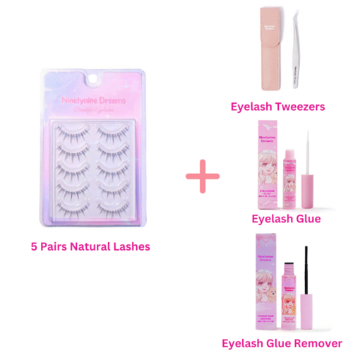 5 Pairs Natural Lashes