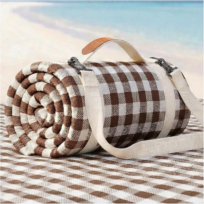 Waterproof Beach Blanket Picnic Outdoor Camp Mat Towel Family Trip Essentials Summer Vacation Must Have Travel Accessories...