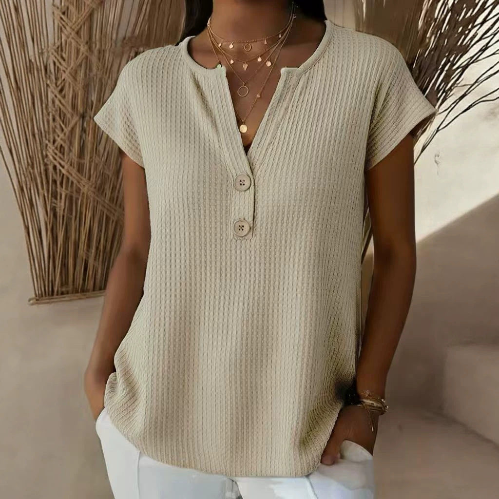 Seasonal New Womens Casual Loose-fitting Top