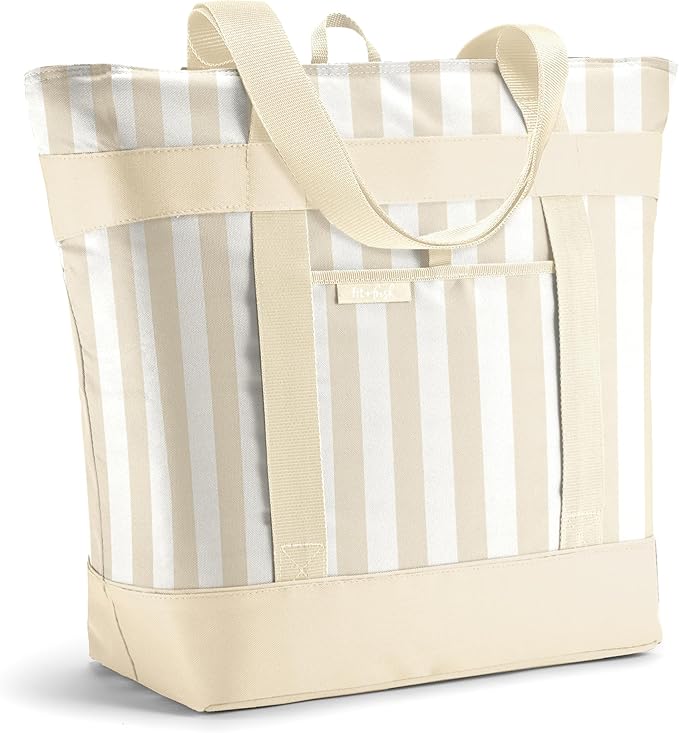 Fit & Fresh Insulated Grocery Tote Bag – Large Reusable Thermal Cooler Bag for Shopping, Food Delivery & Catering – Premiu...