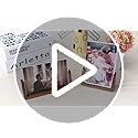 Mixoo 4x6 Picture Frame 2 Pack - Rustic Wooden Picture Frames with Walnut Wood Base and High Definition Break Free Acrylic...