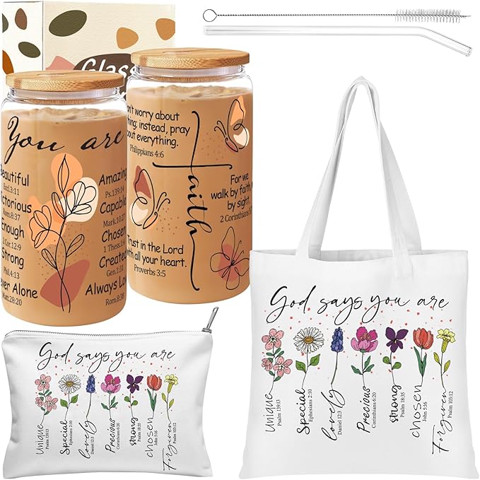 BTPIEL Christian Religious Gifts for Women, Best Friend Sister Mom Christmas Birthday Gifts for Women Faith, Bible Bags fo...