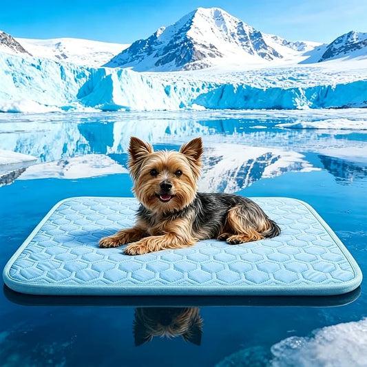 Cooling Mat for Dogs, Arc-Chill Dog Cooling Mat (Q-Max>0.45), Non-Slip Washable Pet Cooling Pad, Summer Self-Cooling Bed f...