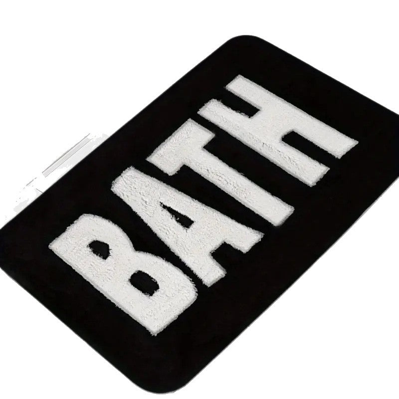 Simple Cashmere-like Non-slip Absorbent Bath And Shower Mat