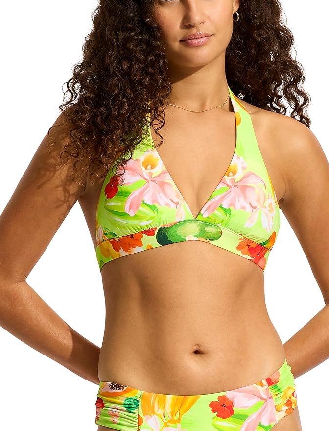 Seafolly Women's Fully Adjustable Fixed Triangle Swimsuit Top