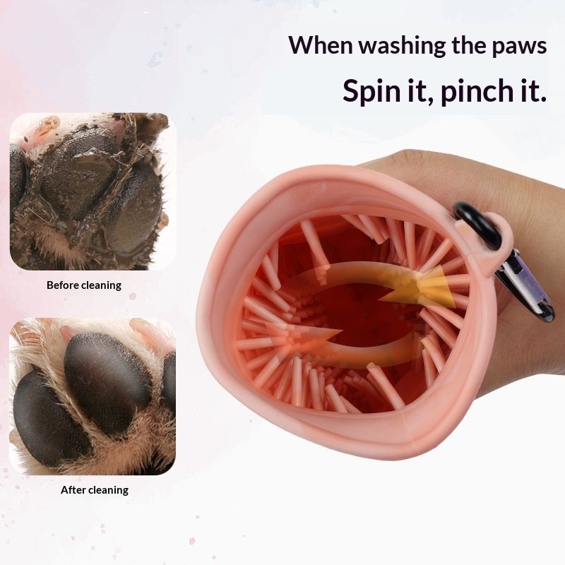 Pet Cat And Dog Foot-washing Cup