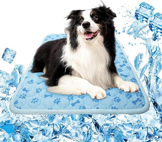 Thupmuk Upgraded Cooling Mat for Dogs,Washable Pet Cooling Pad for Cats Portable Dog Cool Blanket,Non-Toxic for Indoor Out...