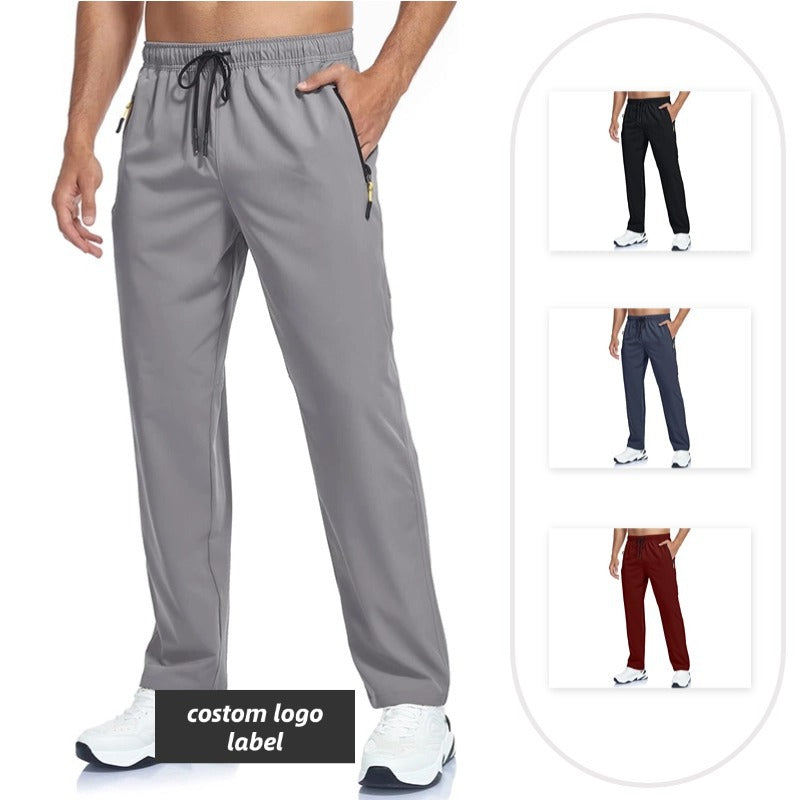 Amazon Quick-drying Pants Men's Outdoor Casual Straight Plus Size Loose Foreign Trade Fitness Hiking And Camping Pants
