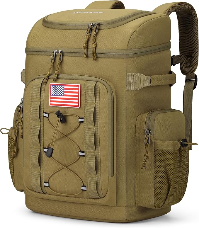 Maelstrom Backpack Cooler,Soft Lightweight Leakproof Cooler Backpack,Men Women 35/50 Can Insulated Cooler Bag,Keeps Hot/Co...