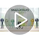 snawowo Mini Handheld Personal Portable Fan, Baby Stroller Fan, Car Seat Fan, USB or Battery Powered, with Flexible Tripod...