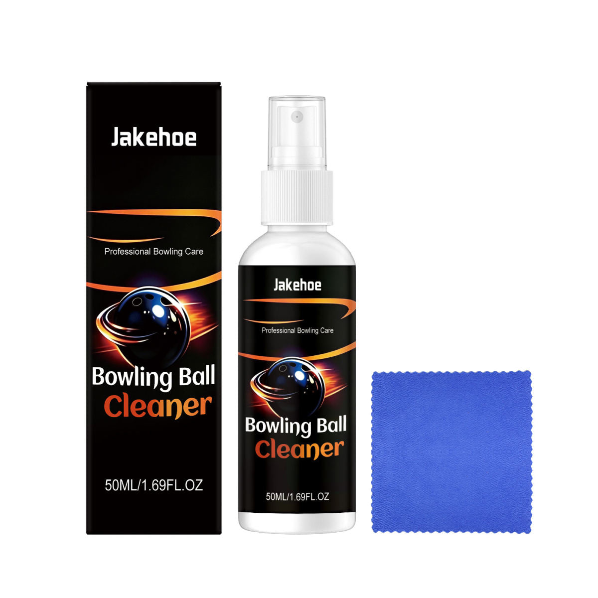JAKEHOE Bowling Ball Cleaner - Daily Bowling Ball Surface Cleaning And Care - Stain Remover
