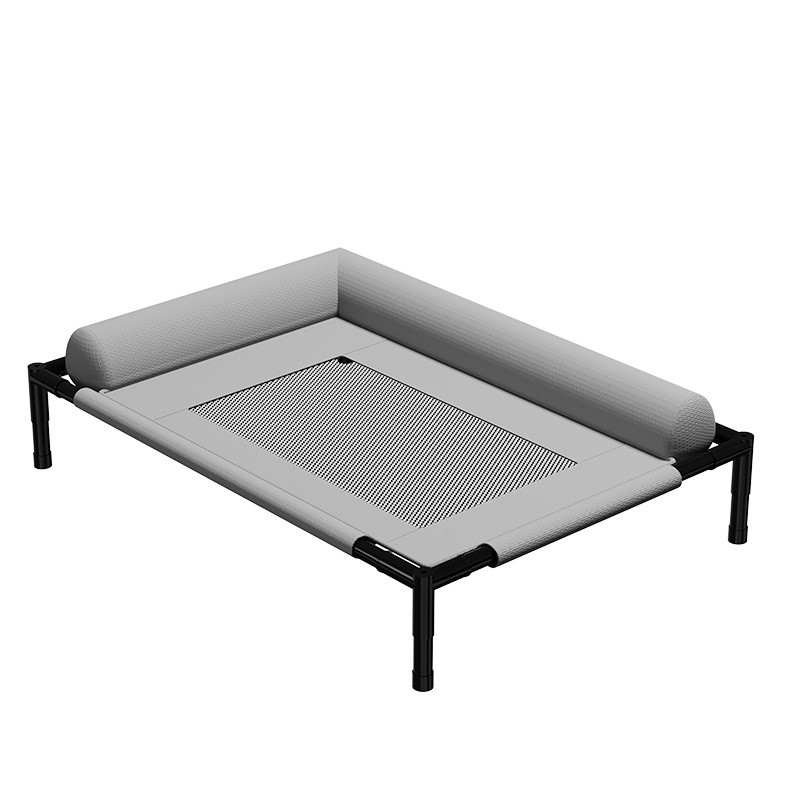 Orthopaedic Elevated Pet Dog Bed Raised Bolster Sofa With Cushion 8366cm UK