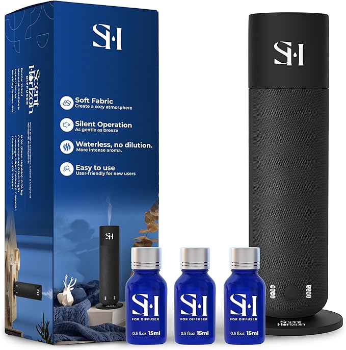 Hotel Waterless Diffuser, Tower Design Upgrade 2026 | 5-Star Hotel Premium Cold Air Oil Diffuser for Large Homes, Offices,...