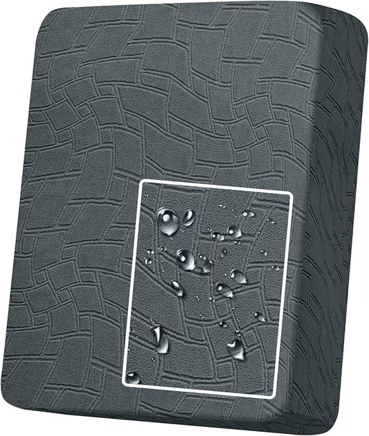 MAXIJIN Waterproof Couch Cushion Covers Individual Chair Seat Cushion Cover Stretch Sectional Sofa Slipcovers with Elastic...