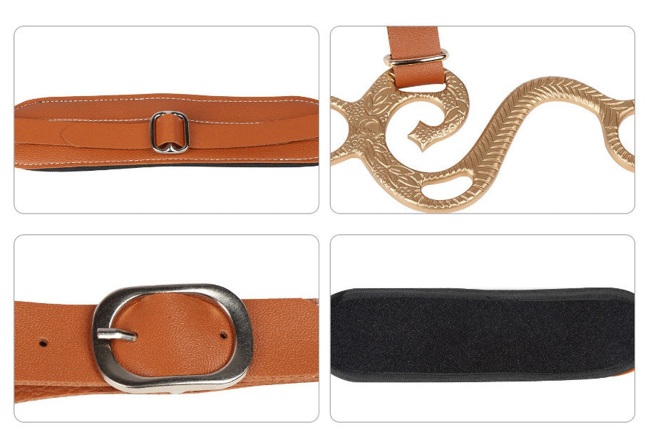 Horse Training Halter Horse Equipment Leather Horse Bridle Durable Equestrian Gear Equestrian Supplies