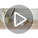 Synovana Small Decorative Box with Hinged Lid Wooden Handmade Keepsake Storage Box Floral Printed Jewelry Box Rustic Trink...