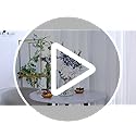 Der Rose Fake Flowers in Vase Silk Artificial Navy Blue Flowers Arrangements with Glass Vase for Dinning Coffee Table Cent...