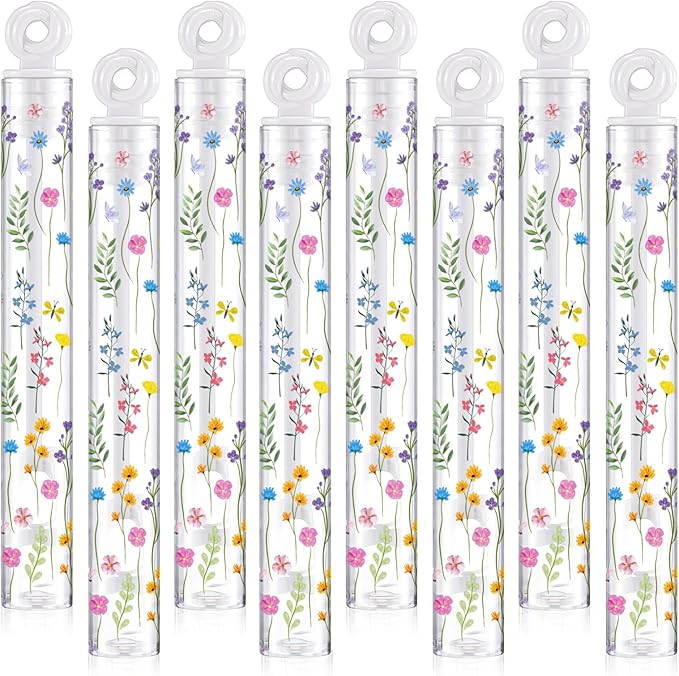 Rotatingpals 32 Pcs Wild Flower Bubble Wands Sweet Bubbles Party Favors for Adult Valentine Anniversaries Celebration Wedd...