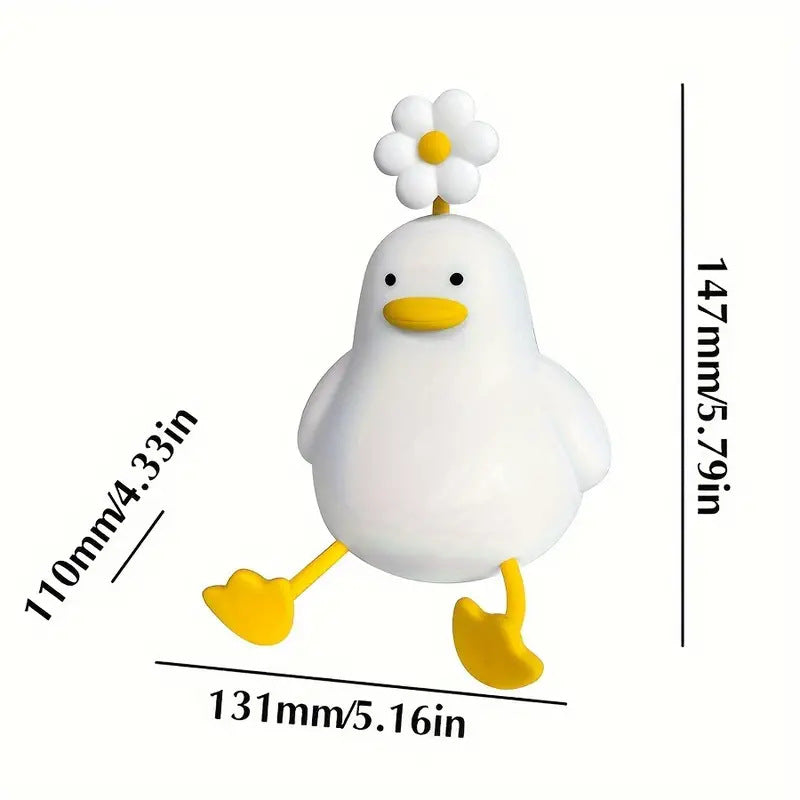 Flower Duck Shaped Eye-Care Ambience Bedside Tap Lamp