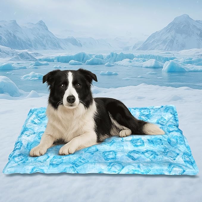 Cooling Pad for Large Dog,Instant Pet Cool Mat,Comfortable Cool Pet Mat for Cat.Portable Dog Bed for Summer. Suitable for ...