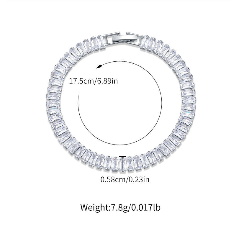 European And American Simple Style Women's Jewelry Exquisite White K Color