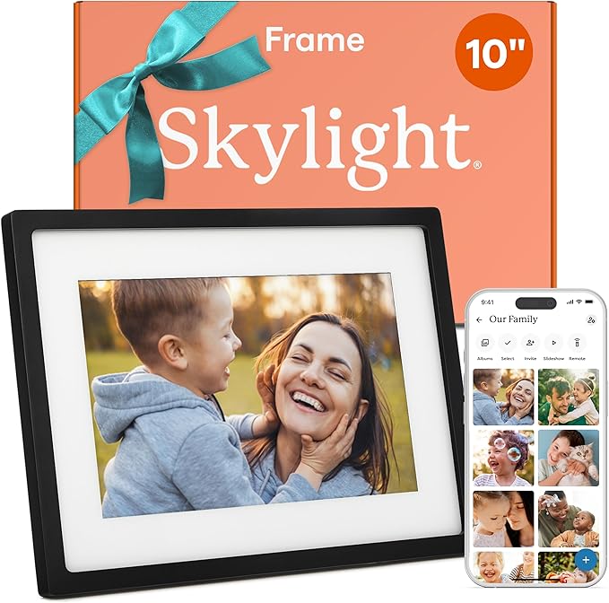 Skylight Frame – WiFi Digital Picture Frame Customer Support, Touch Screen Digital Photo Frame with Easy Setup, Photo Gift...