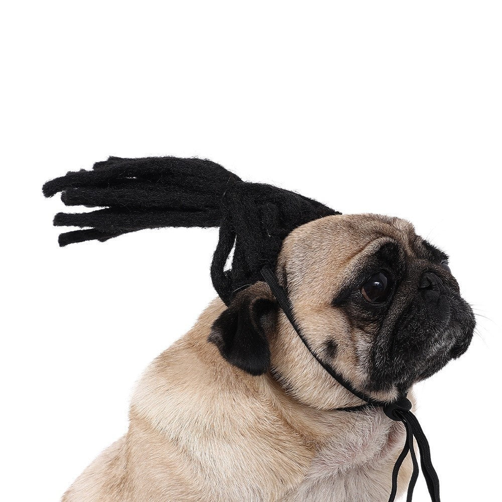 Halloween Pet Wig For Curly Or Straight Hair