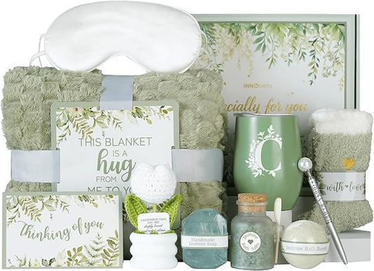 InnoBeta Personalized Gift Baskets for Women who Have Everything, Unique Gifts for Her on Birthdays, Christmas, Useful Sel...