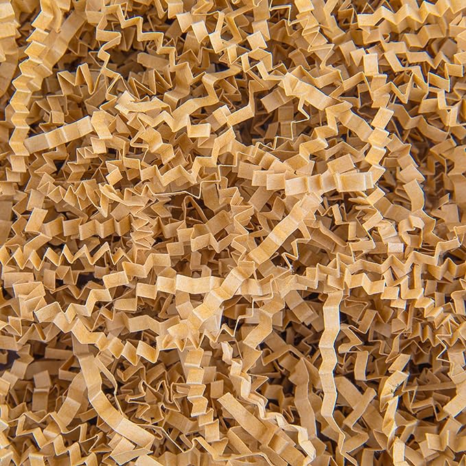 Caleihd Crinkle Cut Paper Shred Packing Grass Cushion Paper Streamer for Christmas Wedding Birthday Bridesmaid Engagement ...