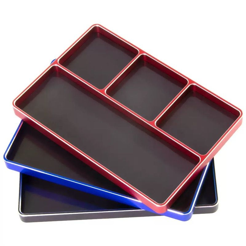 Metallic Matte Magnetic Screw Tool Storage Tray