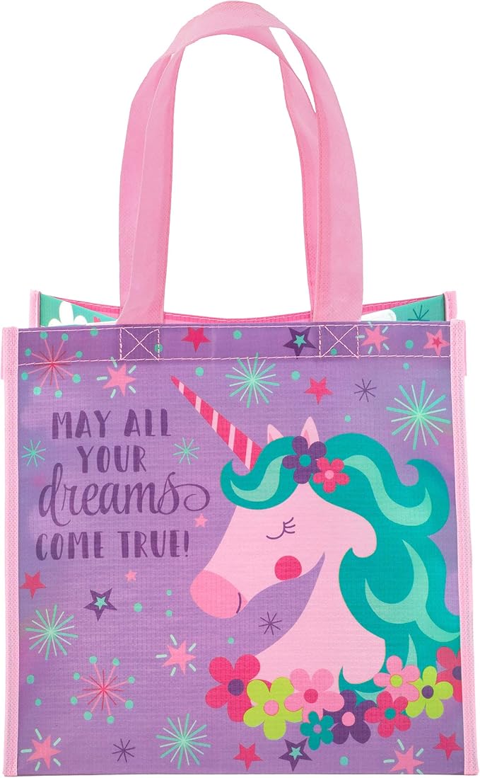 Stephen Joseph unisex child Stephen Joseph Gifts Medium Recycled Gift Bag, UNICORN, Medium US