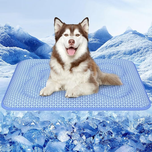 Rywell Dog Cooling Mat ,36*27 Super Thick & Comfortable Cooling Mat for Large Dog with Arc-Chill 3.0 & PCM Tech(Q-Max>0....