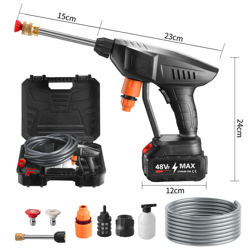 Cross-border Wireless High-pressure Car Wash Water Gun For Home Use