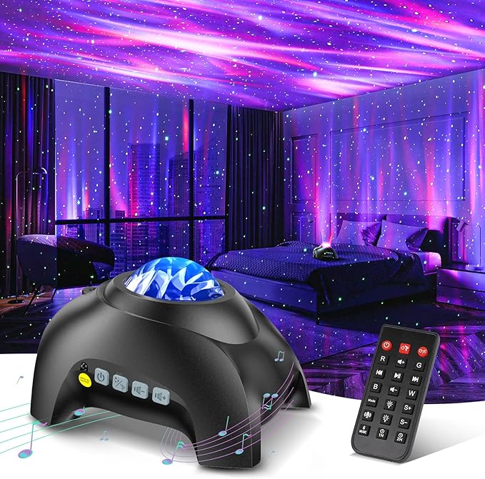 Northern Galaxy Light Aurora Projector with 33 Light Effects, LED Star Projector for Bedroom Nebula Lamp, Remote Control, ...