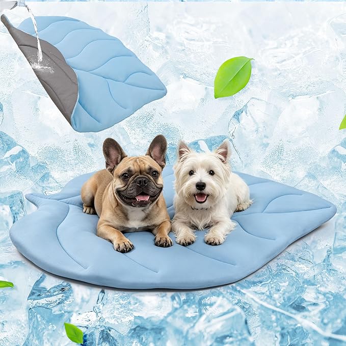 BEAUTYZOO Cooling Mat for Dogs & Cats, Dog Cooling Mat Q-Max>0.4, Double-Sided Pet Cool Pads for Summer, Crate, Kennel, Wa...