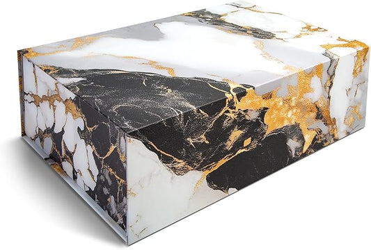 Sorarto Luxury Keepsake Gift Box | Marble Gold Decorative Boxes with Magnetic Lids for Presents, Wedding Memory Box, and B...
