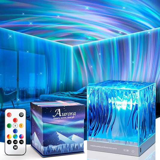 Birthday Gifts for Women Teen Girl Gifts Trendy Stuff Northern Lights Projector, 18-Color Cool Stuff Gifts for Teenage Gir...