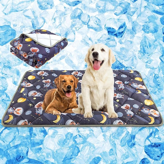 Paw Legend Dog Cooling Mat for Dogs Cat Cooling Pad for Dog Mat Blanket Summer Cool Tech Fabric Washable Sleeping Pad on K...