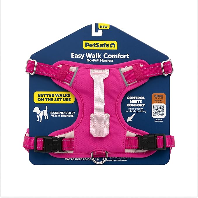 PetSafe Easy Walk Comfort No-Pull Dog Harness Full-Body Padding - Better Walks on the First Use - 5 Points of Adjustment M...