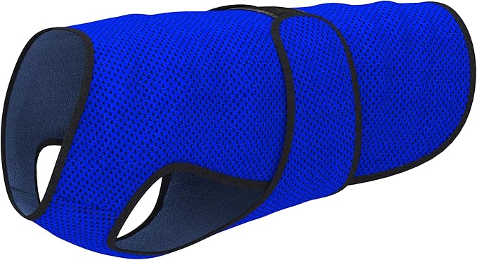 DOGZSTUFF Dog Cooling Vest – Lightweight Evaporative Shirt with UV Protection for Small, Medium, and Large Dogs – Breathab...